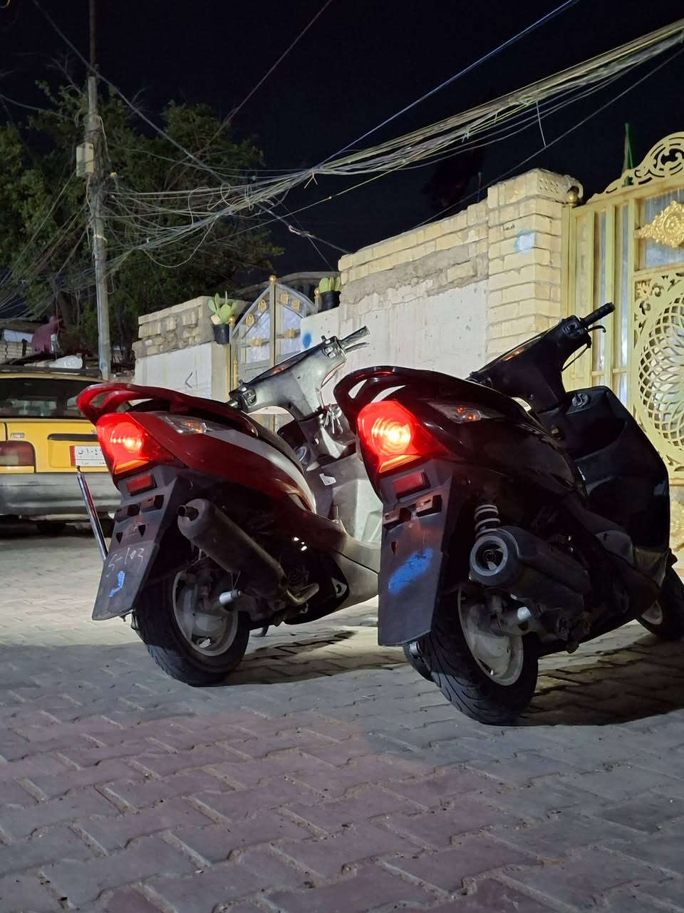 دراجه ثعلب كابريتر مكينه مفتوحه مره وحده كفرات ختم واحد الدراجه مثل ما تشوف بل صور نضافته مكاني حي اور رقمي *********** وبيه صالنصه رياضي اصلي
