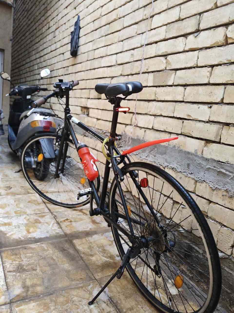 باسكلC700الغني عن التعريف. شوف الصور كامله❤️‍🔥
باسكل نضيف كلش ومرتب ومعدل علي  تايرات جداد نوعيه جيدا ومرتبه 

نضافه فول 

حجمه26 يناسب طول من170 اله183 

عقرب شيمانو   6 نمر خلفي 1 امامي سريع جداا  مال جولات ومال سفر 

وزنه خفيف بل6 كيلو تقريب جداا خفيفي 

ويا بطيخه جديده  ويه سرج طبي وسرج العادي ماته 

سعر200 وبي مجال للطيبين 

مكاني كربلاء المقدسة   ***********
