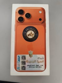 آيفون ١٧ برو ماكس • ٢٥٦ • بطارية ١٠٠٪