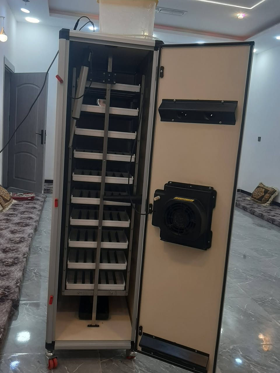 متاح فقاسه جيموكا 700  بيضه جديده مستعمله وجبه واحده 
نسبة التفقيس معروفه وعاليه نضافه فول 

رقم الهاتف للإستفسار 
***********
           و
***********
موجود توصيل كافة محافضات العراق
