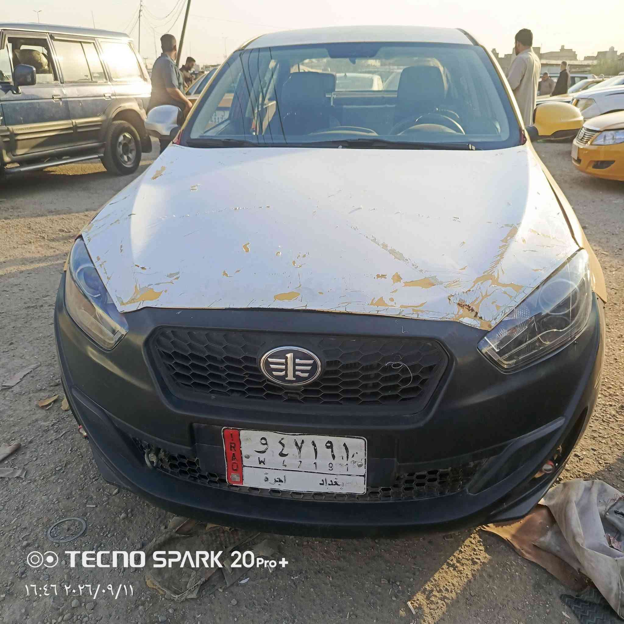 السلام عليكم فاو للبيع موديل ١٥سياره حره بس مطلوبه غرامات مروريه وسنوية ضايعه وصاحبهه يريد تحويل السعر ١٧ وبيهه مجال تصال على رقم ***********

نص مكتوب في الصور:
- OO TECNO SPARK 20 Pro+
- ١٦:٤٧ ٢٠٢٦/٠٩/١١
- TECNO SPARK 20 Pro+ 16:47 2026/09/11
- TECNO SPARK 20 Pro+
- TECNO SPARK 20 Pro+ 16:46 2026/09/11
- ١٦:٤٦ ٢٠٢٦/٠٩/١١
- TECNO SPARK 20 Pro+ 2026/09/11 16:47