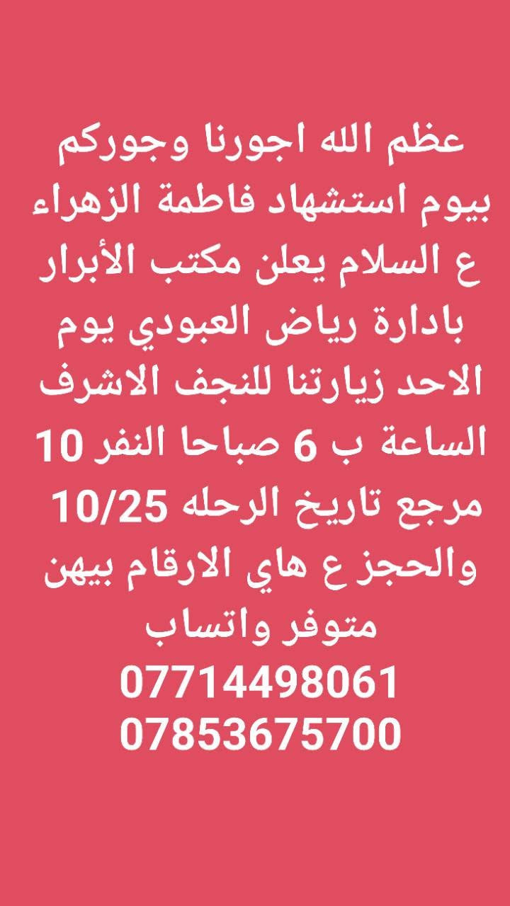 زيارة النجف • رياض العبودي • 10/25