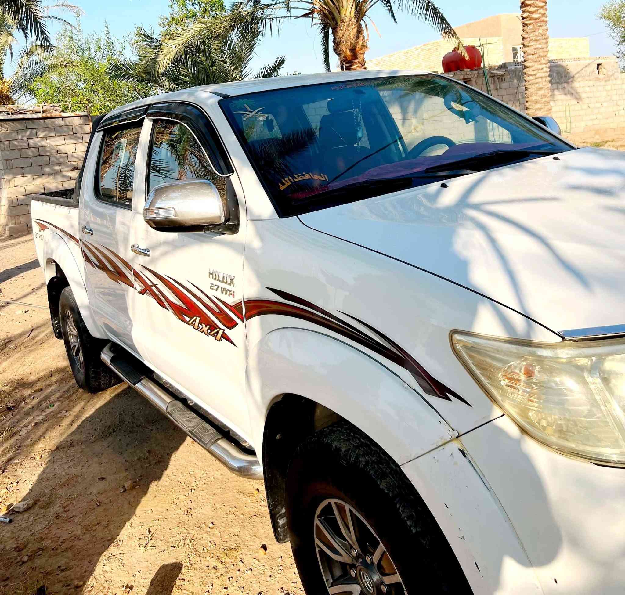 السلام عليكم
تيوتا هايلوكس4×4 فور ويل
موديل 2014 كويتي كير عادي
 رقم بابل الدولي كير ومحرك وحداديه وتخم تاير وكهربائيات وتبريد كله جديد 
مبدله الدعاميه لأماميه وبيها بارد كد شبر بالباب الباقي كفاله 
للبيع او المراوس بفور ويل تماتيك
العنوان بابل الشوملي 
للأستفسار اكثر لأتصال على الرقم
***********
