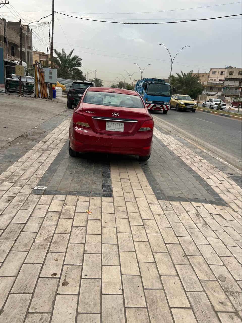 اكسنت • محرك ١٦٠٠ • حادث