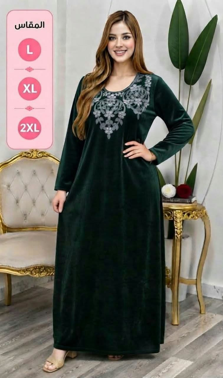 دشداشة مخمل • جملة • مقاس L/XL/2XL