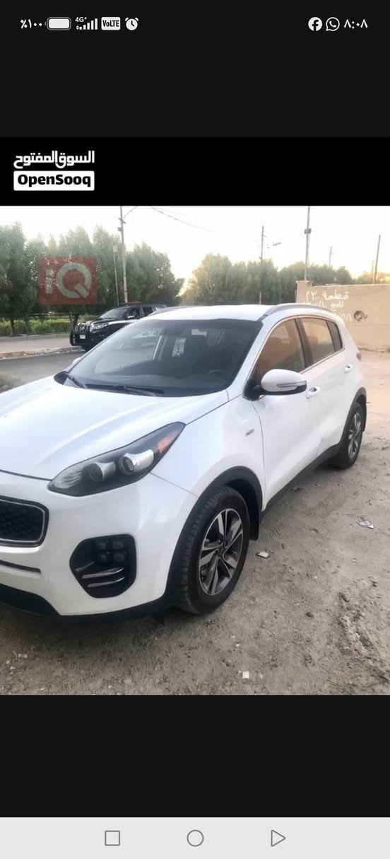 سبورتج نضيفة حيل حيل ماشية 68 بغداد بسمي موديل 2018 وارد حادث جانبي جميع ايرباكات سليمه رقم الشاصي موجود بالمنشور. عله وضع الشركة. كلشي ما مفتوح بيها مواصفاتها حلوه سعرها 155 مجال جدا بسيط *********** ابو عبد الله بغداد, العراق
