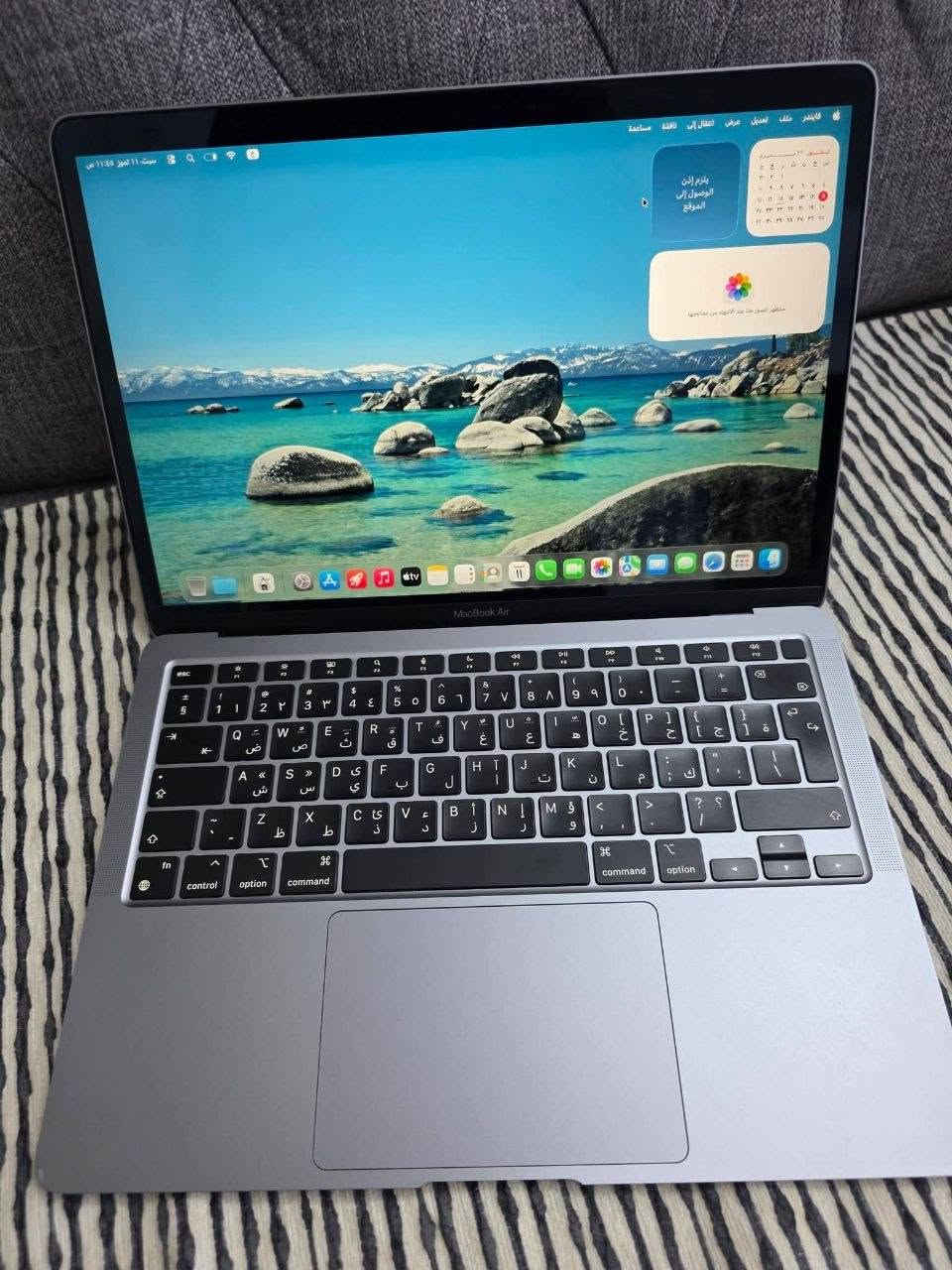 ماك بوك اير m1
شرق اوسط 
الرام 8g 
الهارد ssd256 
السعر 725 الف فقط 
مكاني بغداد البياع حي التراث 
رقمي ***********
