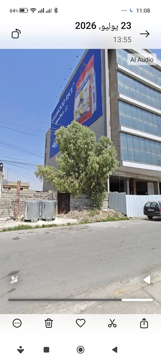 ارض  سكنية  في  حي  النور   للبيع  
مساحة   317.5    متر 
واجهة  10    
على  شارع   عرض  15  متر 
خلف  التجاري وخلف الارض  ارض تجارية  للبيع
للتواصل  ***********9

نص مكتوب في الصور:
- 64% 11:08 23 يوليو، 2026 13:55 AI Audio
- ALTANASUB