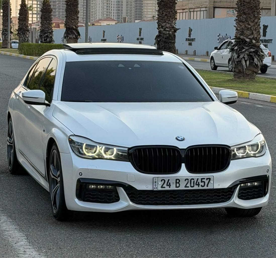 Bmw  740Li  2019 
فوول مواصغات  ناو سور 
هةيكةل كامل 760i 
١٥٠ هةزار رويشتية 
جامرةشي مروري هةية
گير و مةكينة و كارةبايات بةشةرت 
نيو چاملغي پشتي بوياغة 
بي داخلي بي ارباك 
٣ جي PDR ي هةية 
تةحويل بةشةرت  
سعر 250  وةرةقة و مةجال 
***********  كورك و واتساب أربيل, العراق
