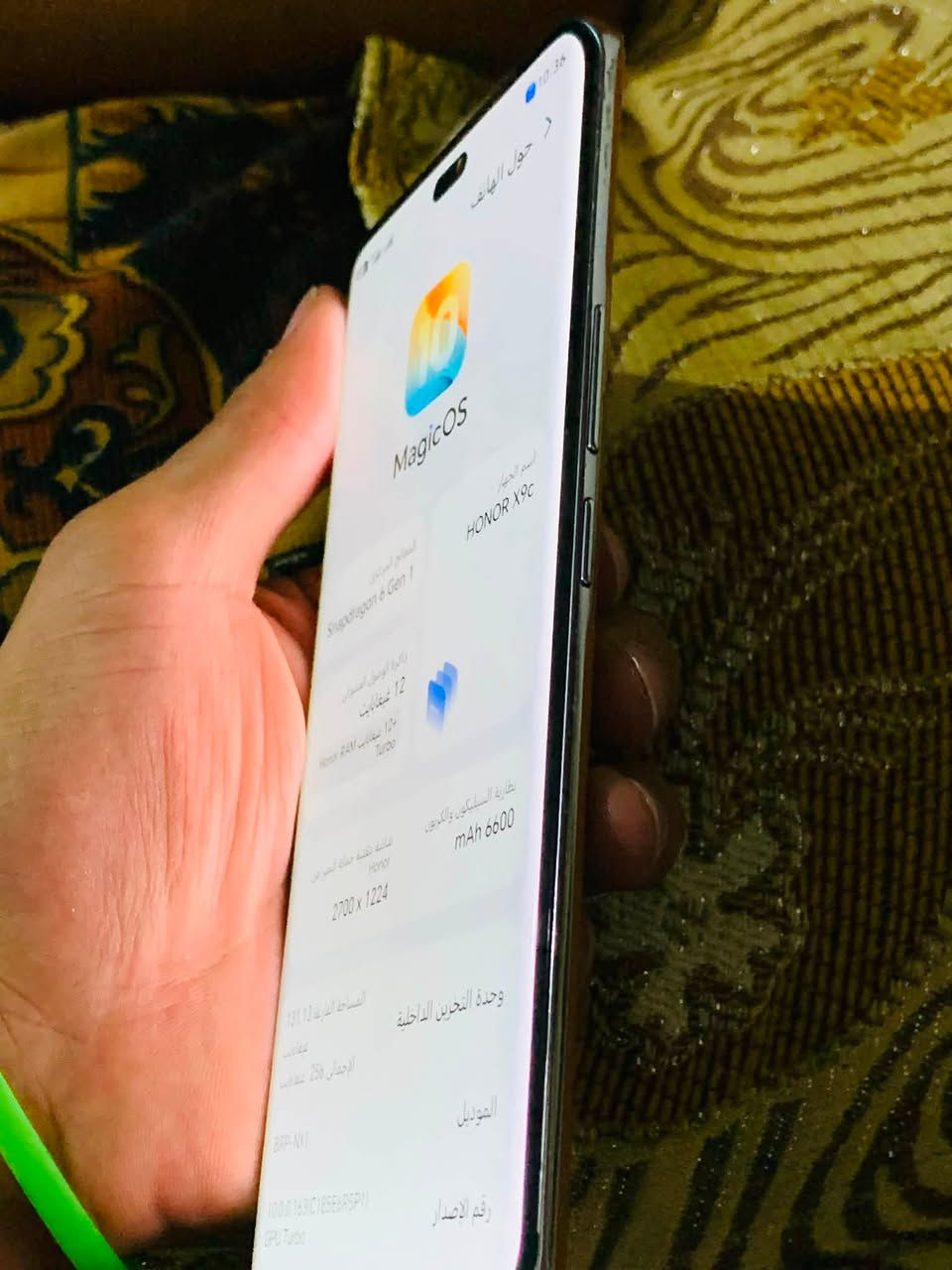 السلام عليكم هونر اكس تسعه سي شرط رام 12 السعر350 وبيها مجال ‭***********‬
