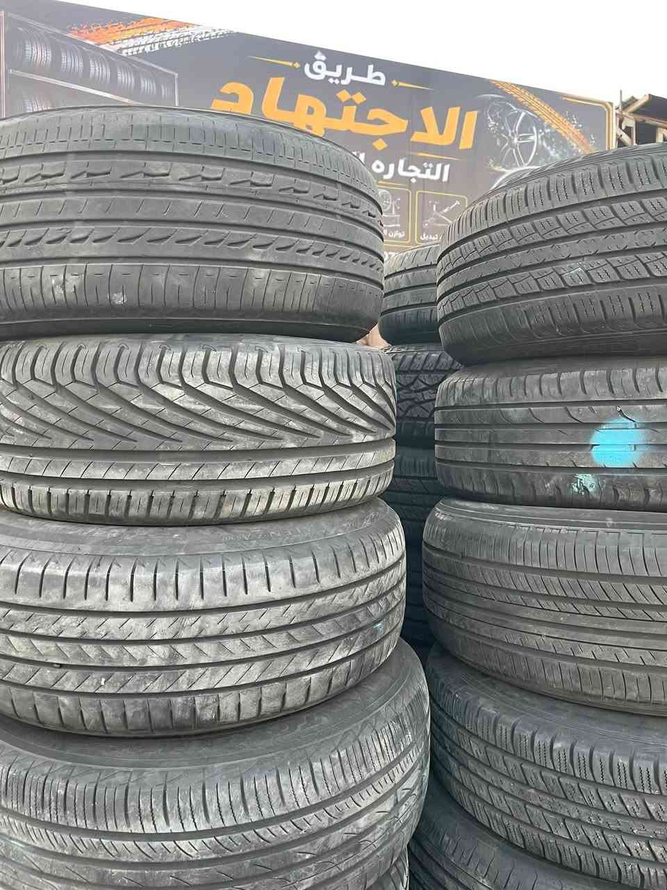 سلام عليكم يوجد نواع تايرات هايلوكس باله درجه وله وجديد وسعر مناسب يوجد خدمت توصيل داخل الكوت ***********

