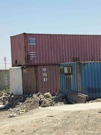 حاويات 12 قدم للبيع بغداد الجرف 07877000790