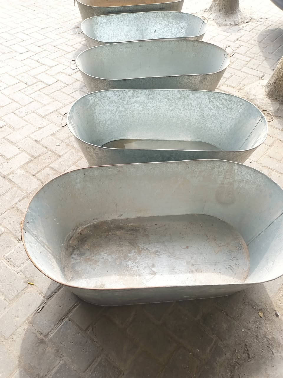 احواض حديد • ٦ قطع • ١١٠×٢٢