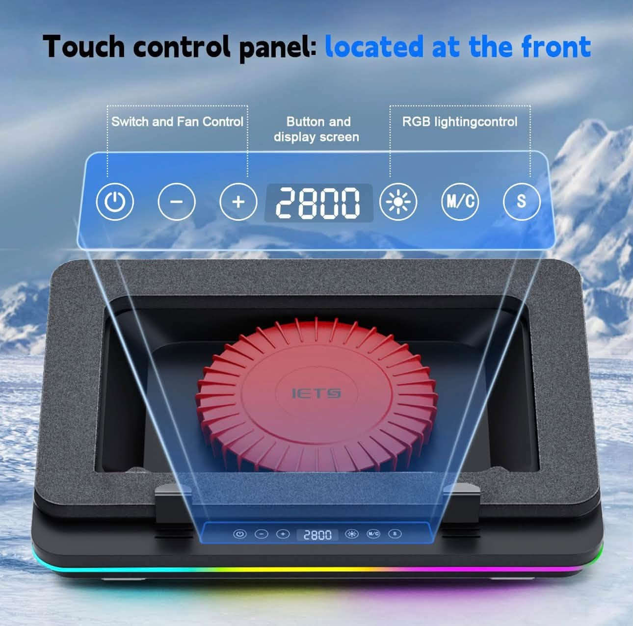 IETS GT600 • مبرد لابتوب • مستعمل نظيف