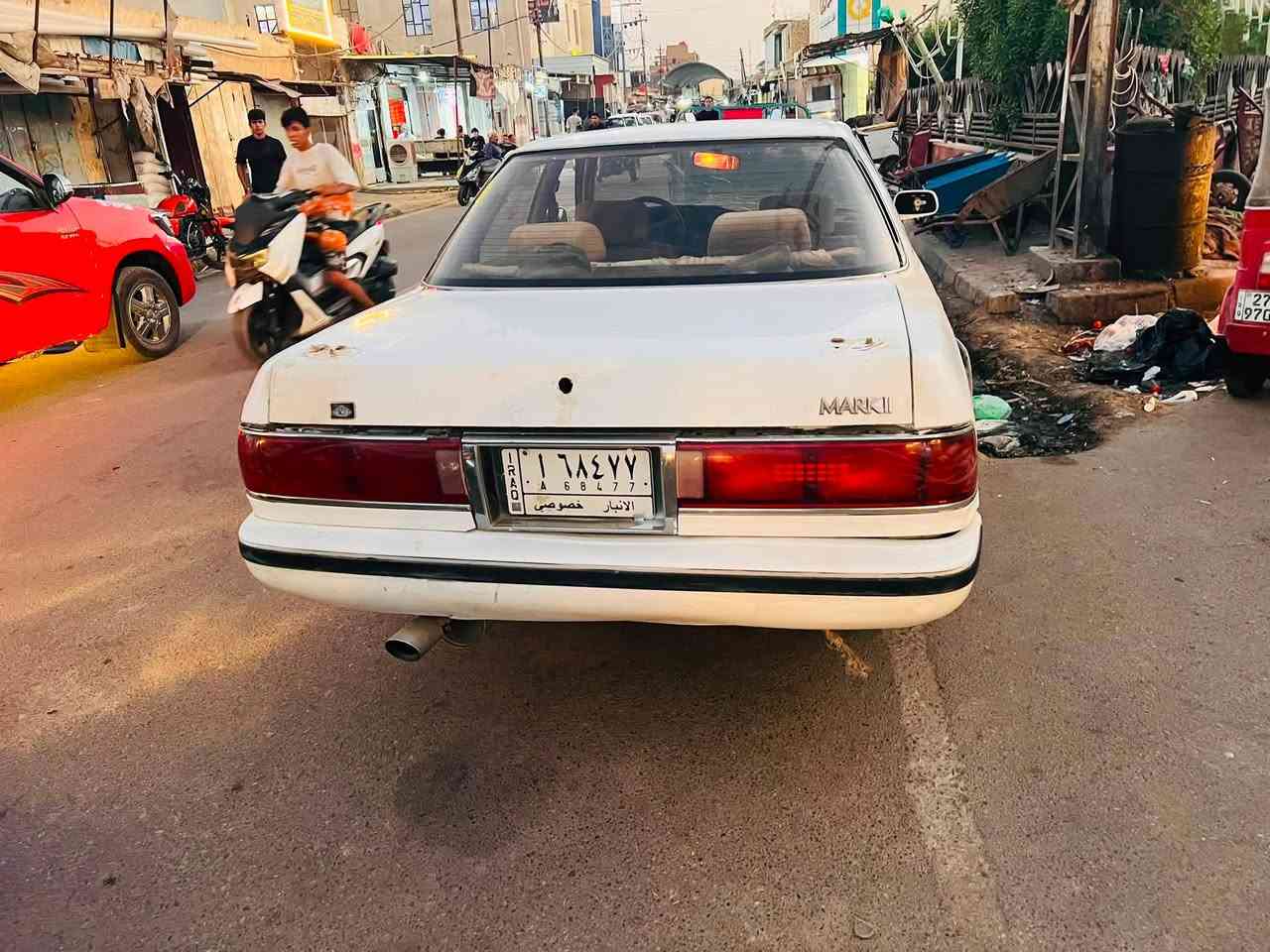السلام عليكم
مارك شطح لبيع 
تحويل مباشر مصفره مامطلوبه 
مكفوله عيب شرعي ونقل وكص وضربه وصبغ 
بيه بكانت صبغ تكحيل 
سياره كلش نضيفه 
مكينه وكير ونجي بالكارتون شرط 
حداديه تخم تاير جدد دواخل جدد 
مكاني ناصريه قلعه سكر 
السعر 32 وبيه مجال
***********
