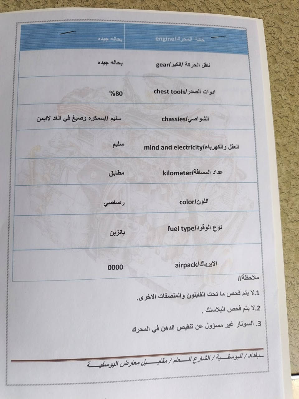 ‏النترا وارد امريكي 2023 رصاصي حادثها والسونار بالصور بيها قطعتين من امريكا وقطعه بالعراق على وضعها موضحه بالصور رقمها اربيل شبه مميز
‏وصولات اربيل فقط اتكفلك بيها اي وصل اني ادفعه

‏السياره بدون دواخل ترايها للبصره

‏

‏

‏

‏المواصفات فول عدا الكشنات

‏

‏

‏

‏

‏1) فتحة سقف

‏

‏2) شاشه دجتال متصله

‏

‏3) تحكمات ستيرن جهتين

‏

‏4) تبريد بيانو

‏

‏5) ثلاث مخارج شحن

‏

‏6) كار بلي

‏

‏7) نضام ABS 

‏

‏8) تحديد مسار

‏

‏9) قفل ستيرن

‏

‏10) قفل سرعه

‏

‏11) اناره ترحيبيه

‏

‏12) اناره داخليه متغيره64لون

‏

‏13) تخم تاير جديد حجم16

‏

‏14) تخم ويم حجم16

‏

‏15) رادارات جانبيه بالمري

‏

‏16) تنبيه النقطه العمياء

‏

‏17) رادارات امامي وخلفي

‏

‏18) توقف ذاتي امامي وخلفي

‏

‏19) رادارات360

‏

‏20) كامره دواره

‏

‏21) تشغيل عن بعد

‏

‏22) ثلاث بصمات دخول

‏

‏23) فتح الصندوق عند الاقتراب

‏

‏24) فتح الصندوق عن بعد

‏

‏25) تنبيه عند الوقوف

‏

‏26) نضام 🆘طوارء

‏

‏27) ثلاث انضمه قياده

‏نورمال. سبورت. سمارت

‏

‏28) نضام عداد السرعه متغير

‏

‏29) مكينه2000دوش بانزين تنفس طبيعي

‏

‏30) كير 7 نمر cvt

‏

‏31) تدفئه كشنات

‏

‏32) تدفئه ستيرن

‏

‏33) تبريد بالشاشه

‏

‏34) سايد بريك يدوي

‏

‏35) عدسات زينون

‏

‏

‏السعر 134بيها مجال بسيط حك الجيه السياره باسم راعيها تريد التحويل عليك تريد عليه خابر ونتفاهم على التحويل

 

*********** اتصال و واتساب

***********

‏

‏النترا وارد امريكي 2023 رصاصي حادثها والسونار بالصور بيها قطعتين من امريكا وقطعه بالعراق على وضعها موضحه بالصور رقمها اربيل شبه مميز
