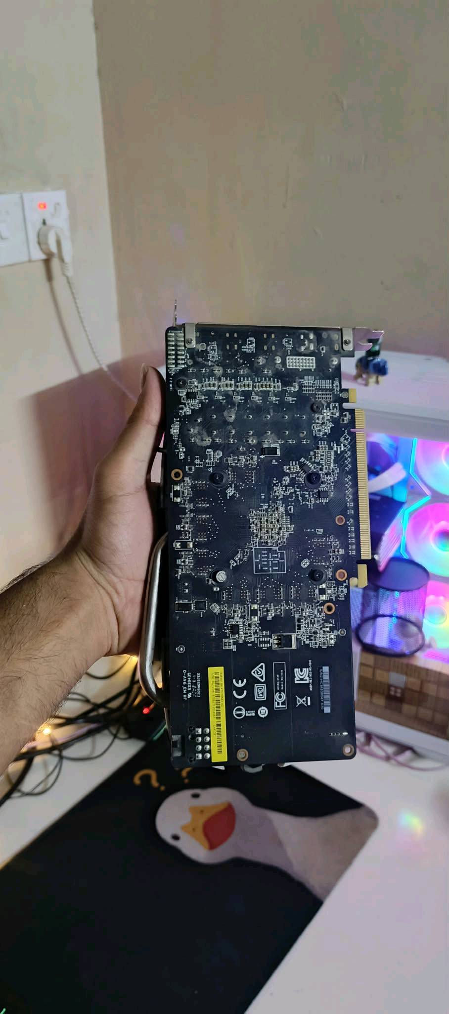 تجميعة بكرت rx 470 msi