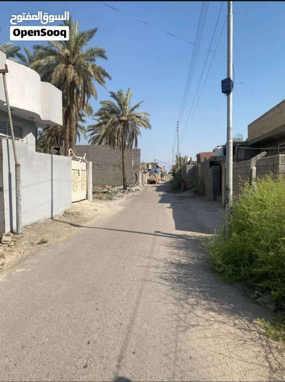 ارض زراعيه سند 25 مساحه الكاع160متر 
الواجهه 8 نزال20 العنوان هور رجب شارع البو دخيل تبليط ماء كهرباء السعر  32 مليون بيها قرار محكمه تباع قطعتين او قطعة واحدة 
للاستفسار الاتصال على الرقم 
***********
