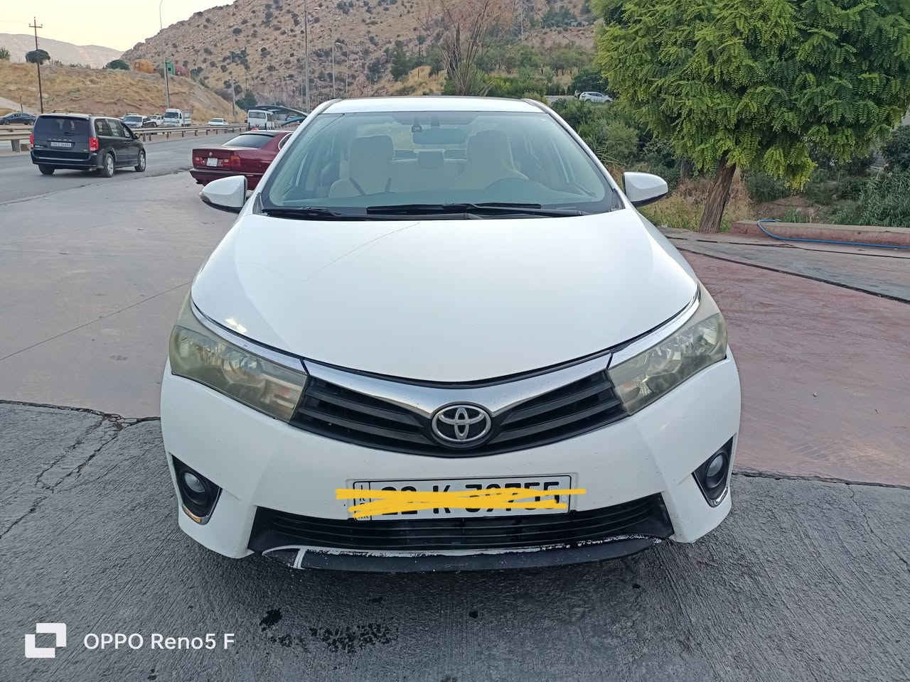 كورولاخليجية سعر103 ومجال بها تخم تايرات جديدة وباتري جديدة سيارة باسمي تحويل وغرامات بشرط صبغ ستة قطع صبغ بدون شاصي بدون داخل بدون بونيد بدون سقف بدون صندوق لون ابيض ثلجي عنوان دهوك رقم ***********

نص مكتوب في الصور:
- OPPO Reno5 F