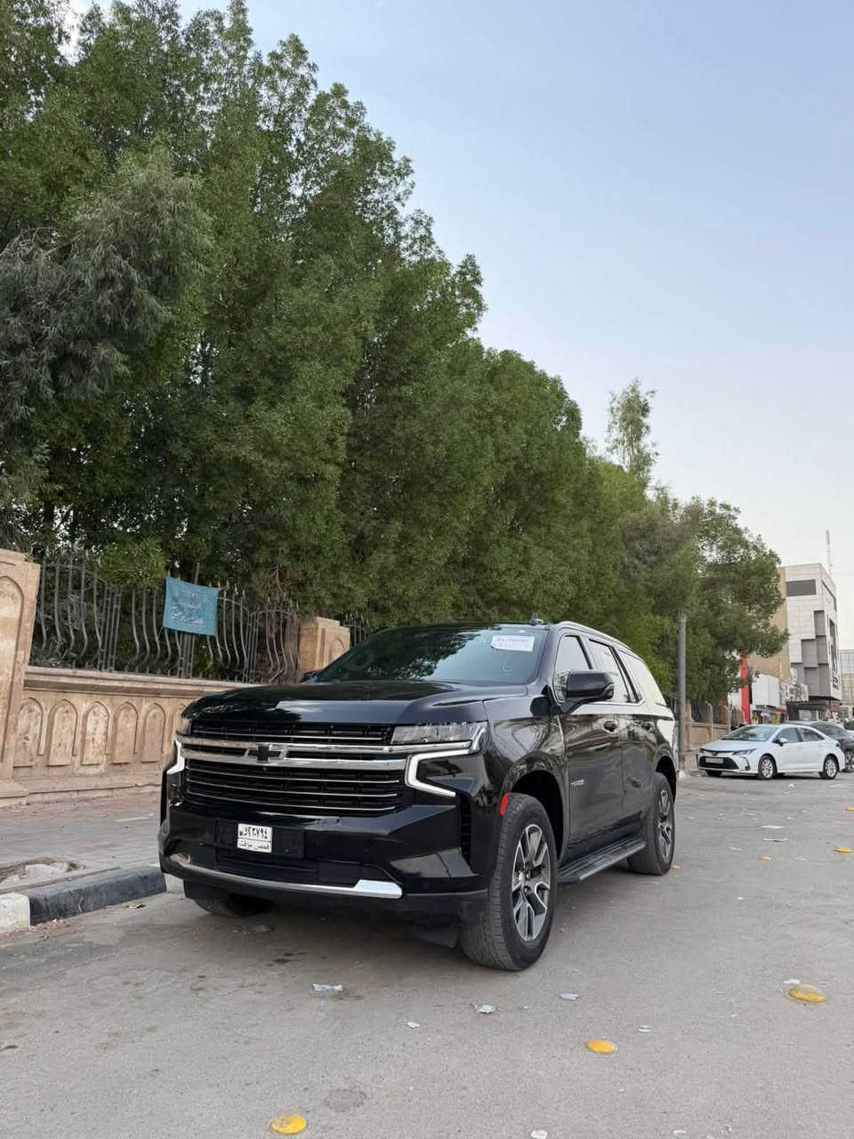 فقط للبيع بدون مراوس تاهو 21 LT فول   معروضه $338
داخله بكتاب دبلماسي بدون رقم دخول جديد تترقم كل محافضات  
بيه صبغ 3 قطع بدون دواخل اثر شخط 
ارباك برده فقط  سوناره موجود 
فول مواصفات مكانه بابل وبغداد رقمي *********** فقط اتصال اخوان وفقط بيع بدون مراوس
