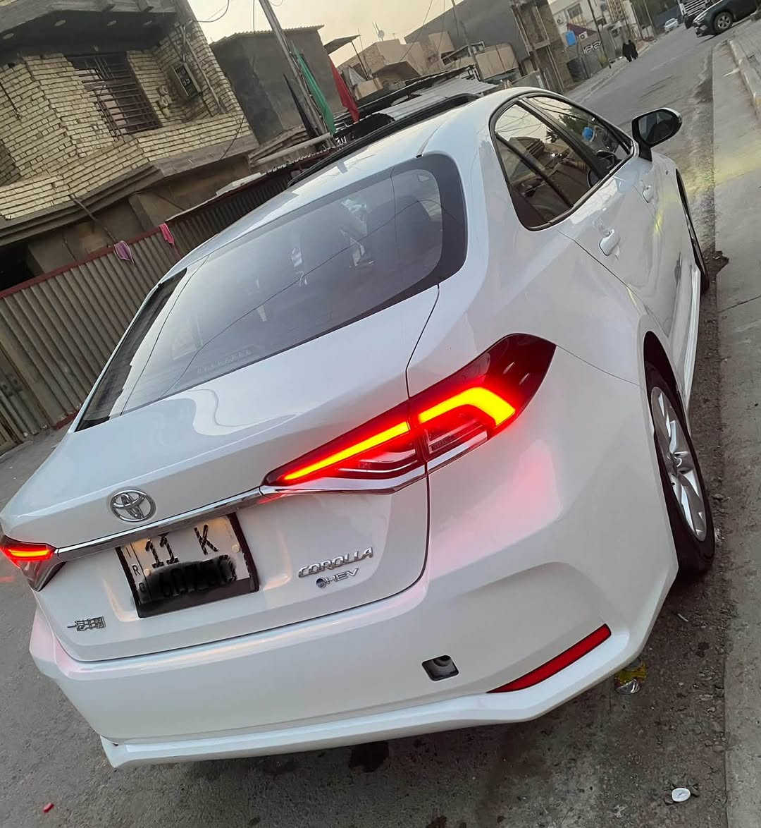 كورلا 2025  HEV  علامه سوده شكل خليجي كفالة ماشيه38000
المواصفات 
🛜مكينه 1800 هايبرد شحن ذاتي 
🛜سلايت 
🛜كراسي جلد اصلي 
🛜رادار + تحديد مسار طريق + قيادة ذاتيه 
🛜قرائة علامات الطريق المرورية
🛜بصمة تشغيل + دخول ذكي  يدة الباب
🛜هاندر بريك بصمة + اوتو هولد 
🛜 بطاين بوب حياكه  مطرز 
🛜كيجات ديجتل 
🛜شاشه مسجل +تبريد بيانو + كامره خلفيه دوارة + كار بلي 
🛜تبريد قطعتين 
🛜لايت زينون عالي ناصي + بروجكتر لد زينون 
🛜 حساس اطار + حساس مطر + حساس لايت داينمك  
🛜ايفو مود + مود درايف + مانع انزلاق 
🛜 تحكم  الستيرن كامل مع كروس سرعه
🛜ايرباك عدد 10
🛜ويل كب  
عنواني بغداد المحموديه ناحيه الرشيد   
تلفوني***********
السعر162 وبيها مجال
السيارة بيهه تكحيلات ب دعاميه الاماميه و الخلفيه فقط مكفوله من تبديل و بارد و رصعات

