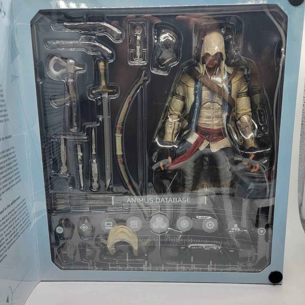 توفر مجسم شخصية "كونور" (Connor) من لعبة أساسنز كَريد 3 (Assassin's Creed III) 
أصلي من إصدار شركة Play Arts
حجم المجسم تقريباً 27 سم
مع ملحقات متكامله
جديد بتقفيلة الشركة💥
متوفر توصيل لكل محافظات العراق🚕

نص مكتوب في الصور:
- (c) 2012 Ubisoft Entertainment. All Rights Reserved. Assassin's Creed, Ubisoft, and the Ubisoft logo are trademarks of Ubisoft Entertainment in the US and/or other countries. OFFICIAL DISTRIBUTOR SIDESHOW COLLECTIBLES.COM
- 2012 Ubisoft Entertainment. All Rights Reserved. Assassin's Creed, Ubisoft, and the Ubisoft logo are trademarks of Ubisoft Entertainment in the US and/or other countries. S SIDESHOW OFFICIAL DISTRIBUTOR COLLECTIBLES.COM