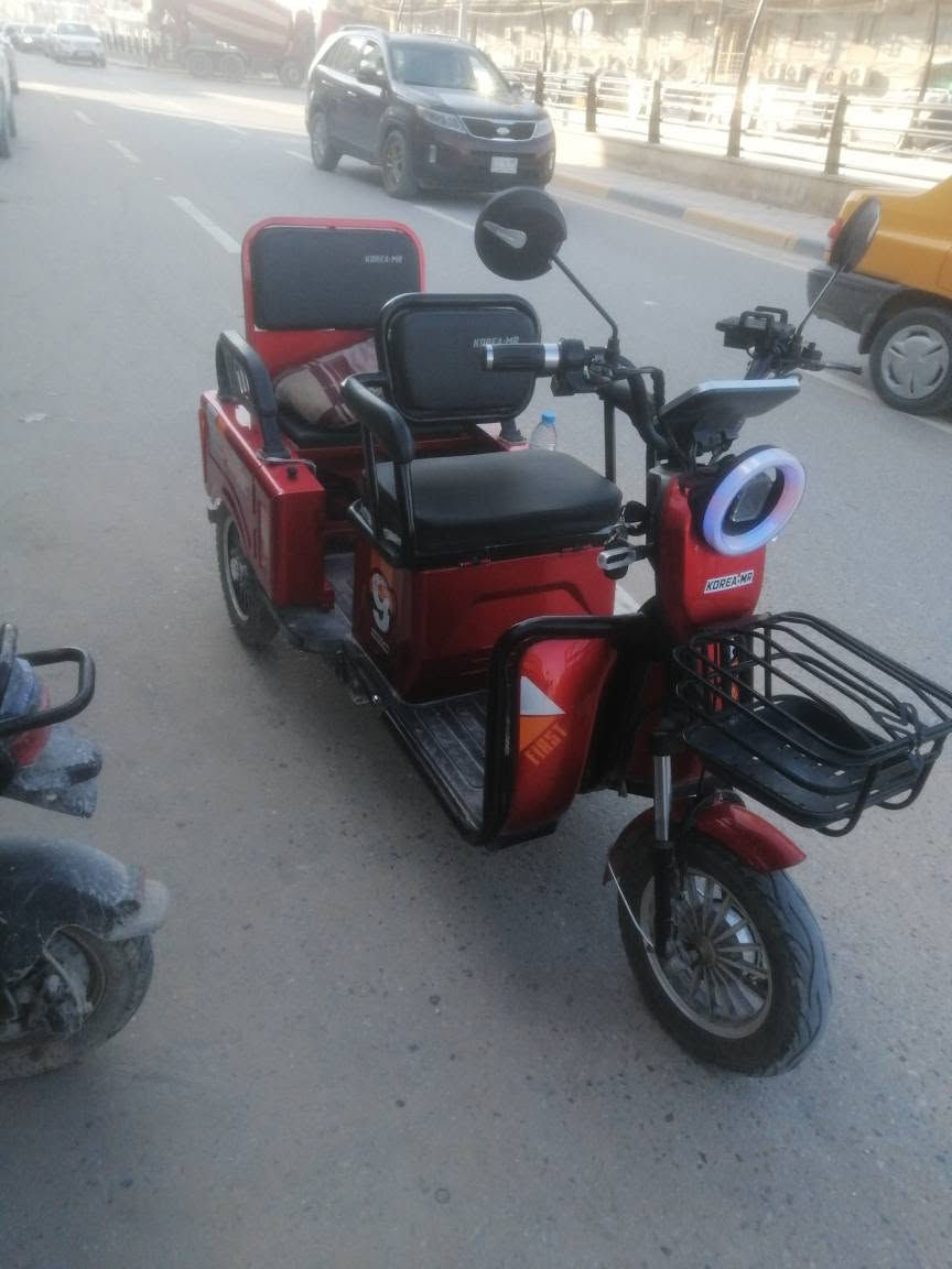 سلام عليكم 
بايسكل شحن 
ما بيه اي شي من الضفاير والملف 
فقط البطاريه عطلانه 
*********** كربلاء, العراق
