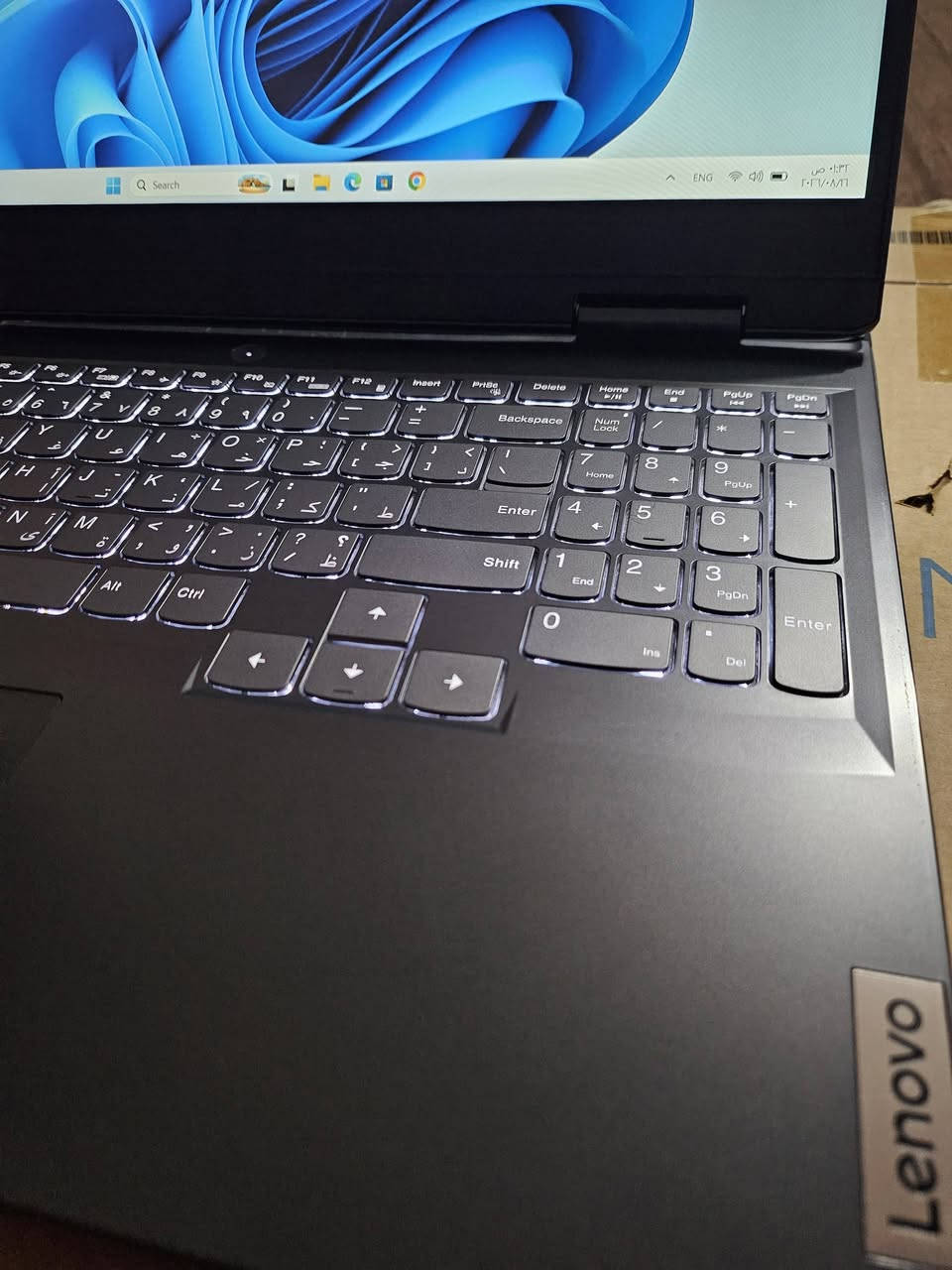 لابتوب لينوفو كيمنك للبيع 
Lenovo ideapad gaming 3 
المواصفات 
I7 12650h 
Ram 16gb 2 slot dual Chanel 
Rtx 3060 6gb 110w 
Ssd nvme 512gb 
Screen 1080p 120hz 
نظام تبريد ضخم 4 فتحات 

لابتوب قوي بل العاب الحديثة والبرامج الهندسية الضخمة 
لابتوب نظيف كلش  مستخدم قليل جدا 
كارتونته ويا شاحنه الاصلية يعني كامل ملحقات 
توصيل موجود 
سعر مليون و 150 الف 
رقمي ***********

