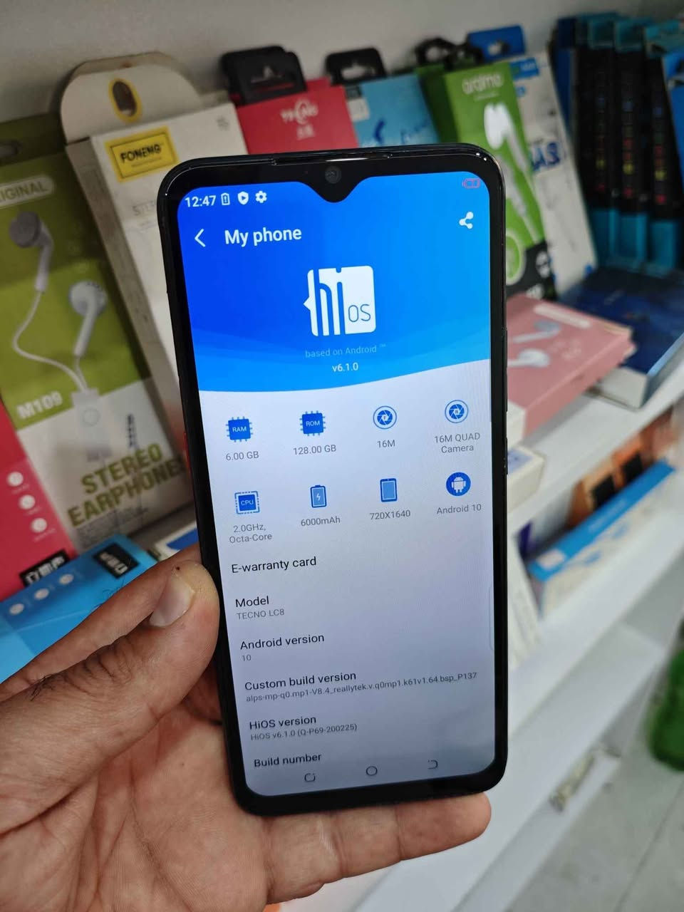 Tecno Pouvoir 4 Pro 

دەستی دوو ، زاکیرە 128 گێگا + پاتری 6000
تەنها شاشەی گۆڕاوە  ڕام 6 

نرخ / 85  هەزار  🌹💐🌷

***********
***********
ناونیشان قەڵادزێ بشدار, السليمانية

نص مكتوب في الصور:
- Tecno Pouvoir 4 Pro SPECIFICATIONS 7.0" 720x1640 pixels 16MP 1080p 4/6GB RAM Helio P22 6000mAh 18W