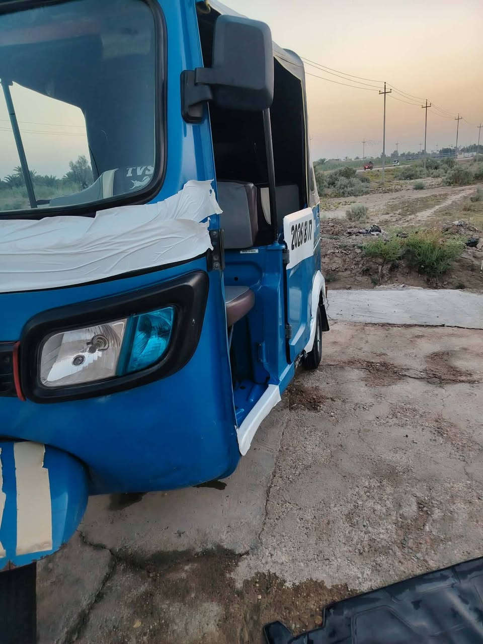 السلام عليكم تكتك tvs 22رقم وسنويه نكليزي تخم تاير جديد بوربرنات جداد درايمات جداد اكسل. شركه كوله جديد  جاهز مكاني واسط ***********

