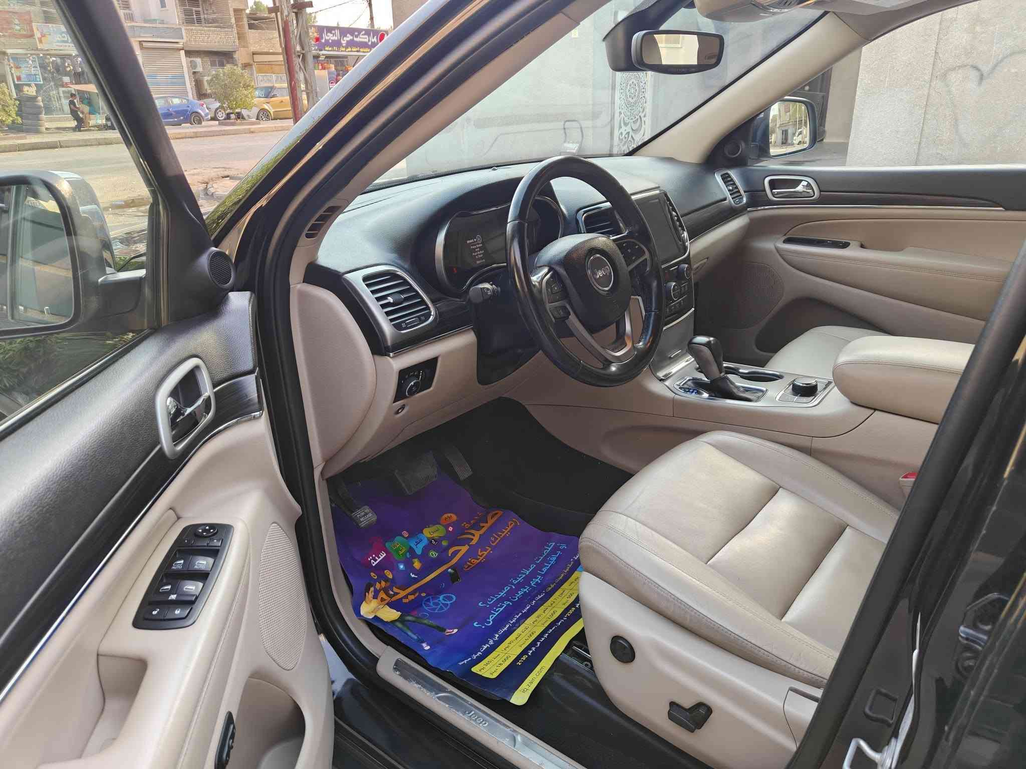 Jeep grand Cherokee limited 2021
تحيه طيبه
جيب جراند شيروكي ليمتد 2021
وارد امريكي ماشيه 50 الف فقط
ضرره بنيد وجاملغ امامي فقط
ومصلحه تحليح درجه اولى
شرط تجي ماكو اي اثر للضرر
باقي السياره مكفول صبغ وبارد
المواصفات
فتحه.  بصمه .شاشه
كشن السائق والراكب كهرباء
ذاكره مقاعد
تسخين كشنات مع مقود
رادارات وحساسات
الخ من المواصفات
السياره جديده وعليه اطارات جديده
ومن الداخل ماكو اي دكمه ممسوحه او كرده بالجلد
السعر 21000  قابل للتفاوض بالمعقول
***********
