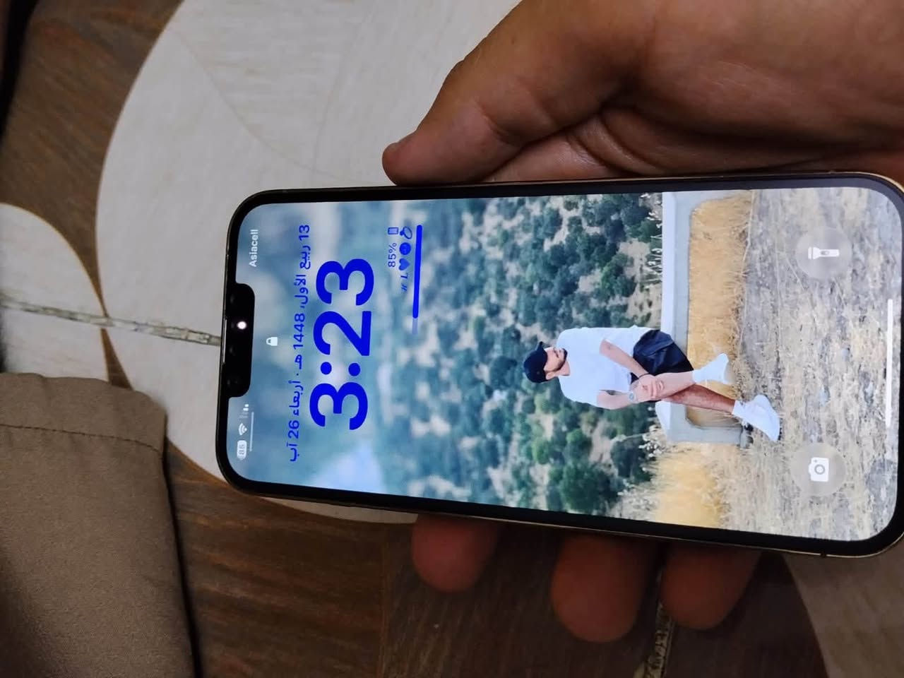 سلام عليكم جهاز 13 برو نضيف من كل نواحي بطاريه 95 ذاكره 256
اي شخط بي مرجوع جهاز 
مكاني بغداد الدوره 
رقمي
***********
