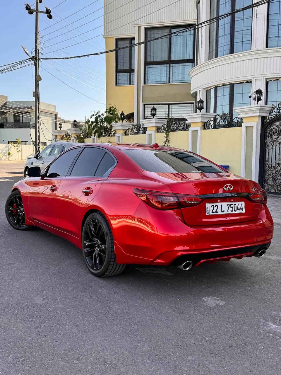 Q50 ريد سبورت • ٢٠٢١ • داخلية بيضا