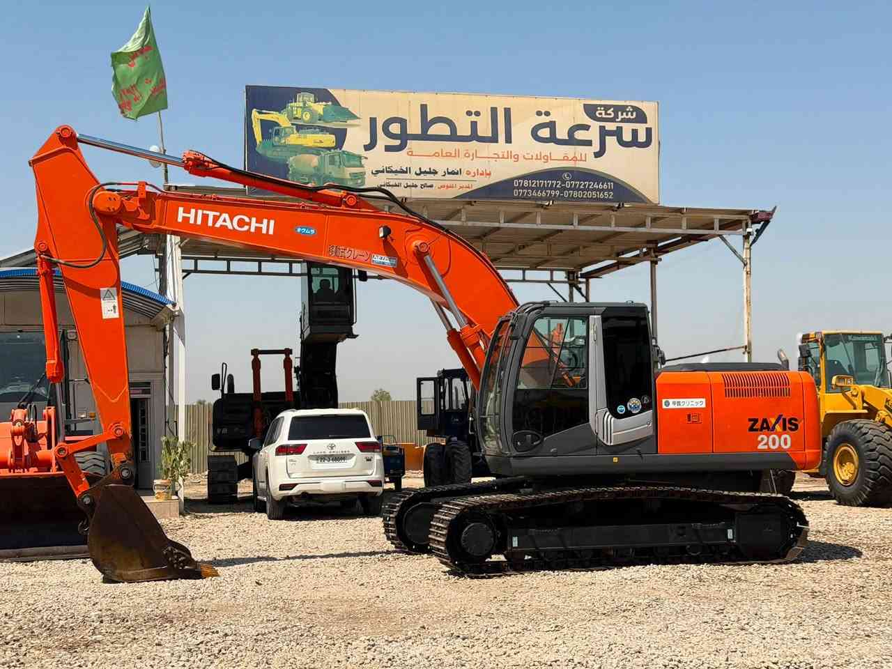 بســم الله الرحمن الرحيــــم 
متوفر لدى شركه سرعه التطور للتجاره الاليات لثقيله 
حفاره هيتاشي زت ثري ZAXIS-200-2014
 فقط لعشاق النظيف والمتميز 💎
كفاله عامه وارد اليابان 🇯🇵 ✅ دخول جديد منفيس 
موديل 2014حاله الزيرو مشتغل6500لاف 
محرك  ازوزه 
 العنوان محافظه  بابل -ناحيه الشوملي
#Emile. #anmar_galel5@gmail.com  
وقت الاتصال  الساعه 8 صباحاً الى الساعه 6 عصرا 📵❌
#اللاستفسار*********** Whatsapp انمار جليل
رقم تسلسل الاليه5081
