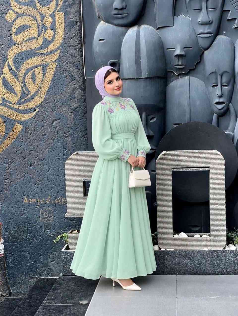 فستان • شيفون • مقاسات ٣٨-٤٨