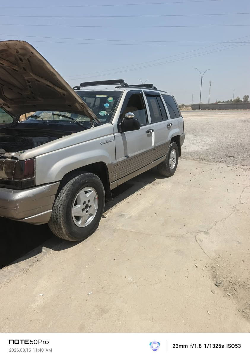 جيب شيروكي مكينه وكير بطه لا تنقيص ولا تبخير  موديل 1994 تحويل
السعر 35 وبيه مجال مكان صلاح الدين القادسية 
***********/***********

نص مكتوب في الصور:
- NOTE50Pro 2026.08.28 06:51 PM 23mm f/1.8 1/50s ISO598
- NOTE 50 Pro 2026.08.28 06:51 PM 23mm f/1.8 1/50s ISO429
- NOTE 50 Pro
- 2026.08.28 06:51 PM
- 23mm f/1.8 1/33s ISO876
- NOTE 50Pro
- 2026.08.16 11:40 AM
- 23mm f/1.8 1/1139s ISO51
- NOTE 50 Pro 2026.08.16 11:40 AM 23mm f/1.8 1/1325s ISO53