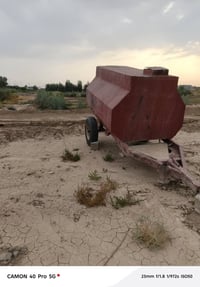مقطورة ٥٠٠٠ل • حديد مقلون درجة أولى • قابلة تفاوض