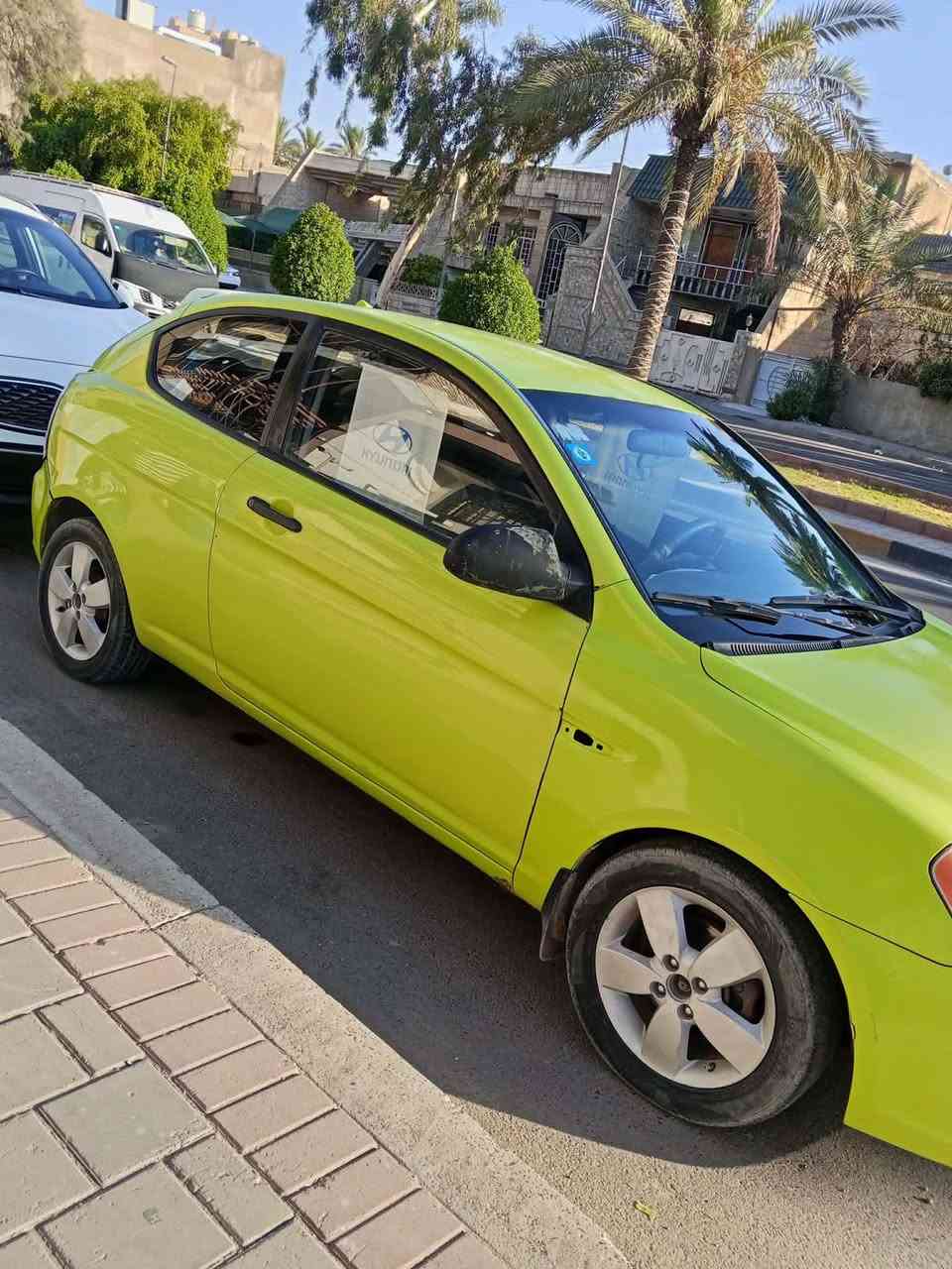 السلام عليكم 
اكسنت 2007
رقم نكليزي سنويه جديده لون مميز امريكي 
بيع مستعجل حاله طارئه  مكاني سماوه باب واحد 
شرط المداور مكاني سماوه قيم بلي يرضي الله ***********
