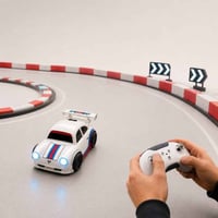 🏎️💨 سيارة درفت ذكية بحركات 360° وإضاءة ومؤثرات صوتية ممتعة ✨🔊  تحكم 2....