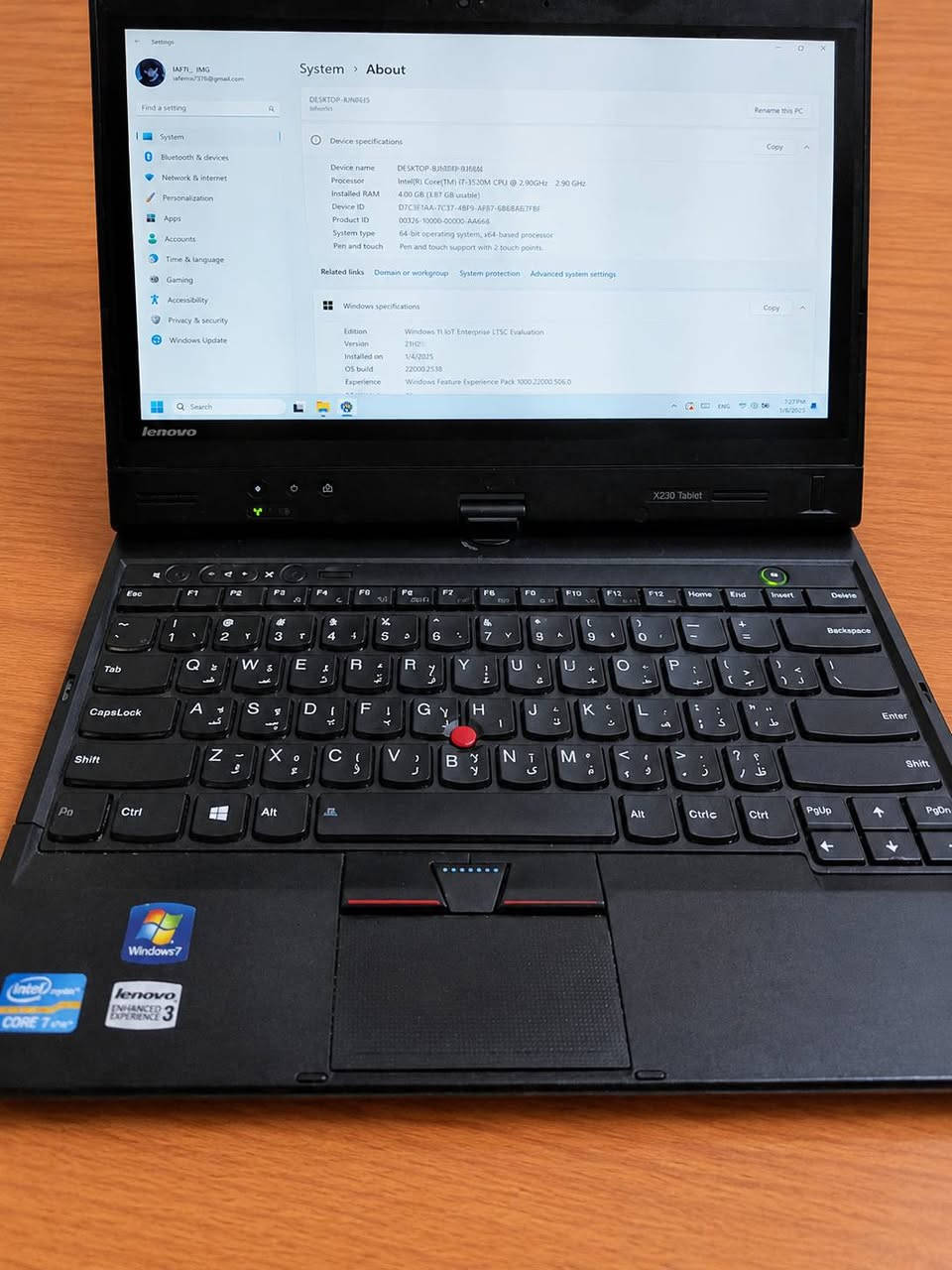 لينوفو X230 • i7-3520M • شاشة ١٢.٥ متحولة