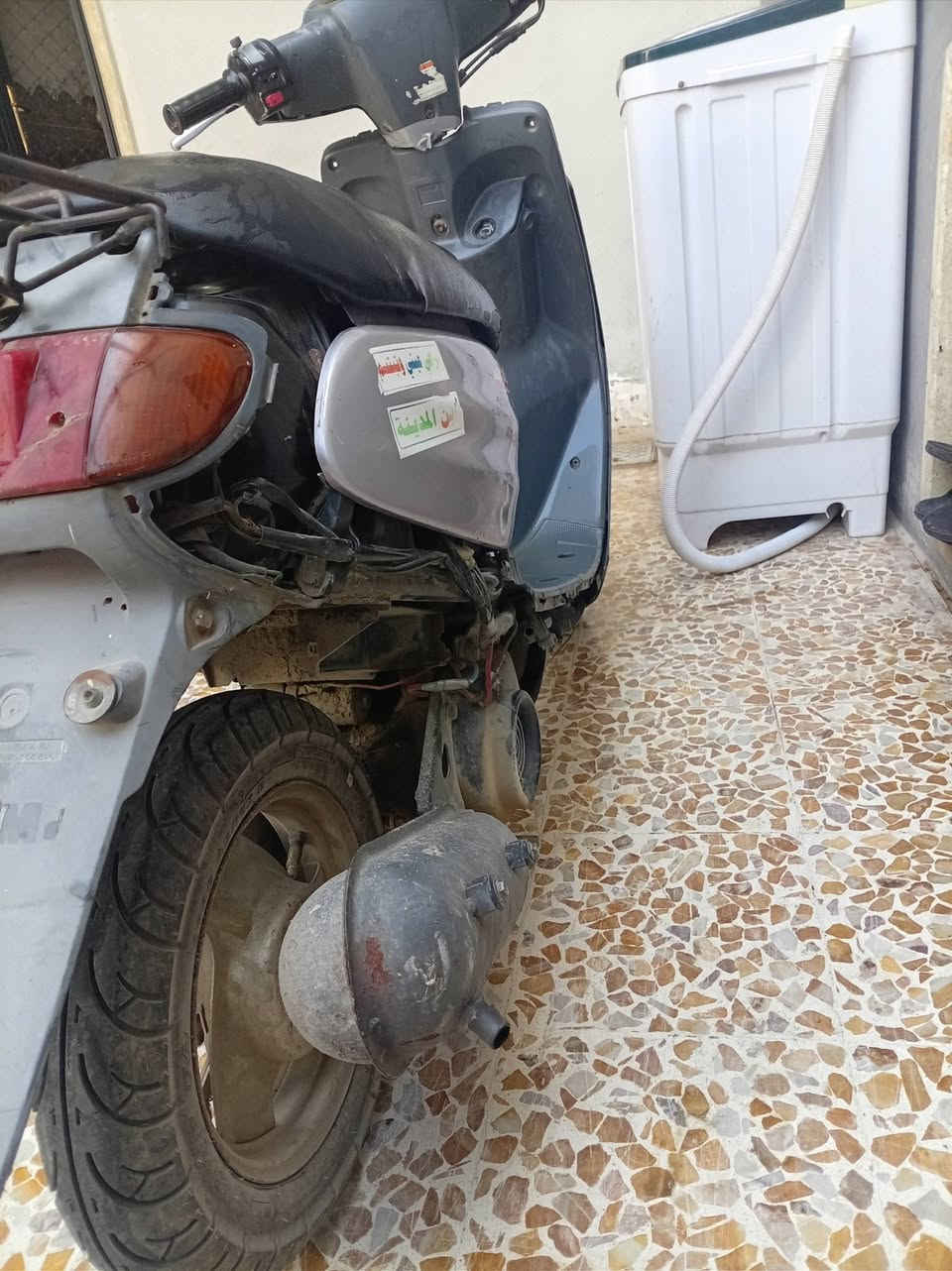 السلام عليكم 
ماطور نفخ
شاصي شرط
هندر واحد 
مره وحده معمر 
كهربائيات كلها شغال
يعوزو بس باتري 
السله موجوده ولترايش موجودات
مكاني موصل لايسر حي صدام
ادفع سعر عجبني ابيعك💸
***********
***********
واتساب فقط
لخاص مفتوح🔓
