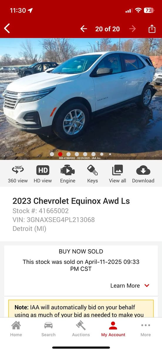 السلام عليكم

🚘 للبيع – شيفروليت إكوينكس موديل 2023

🔹 فئة LT

🔹 المحرك: 1.5 لتر تيربو (1500T)

🔹 الاستيراد: وارد أمريكي

🔹 رقم السيارة: كربلاء 

🔹 مكان السيارة:  كربلاء الجمعية 

🔹 عداد المسافه 19 الف قابل للزيادة

✨ المواصفات

✅ بصمة للأبواب 

✅ مثبت سرعة

✅ مانع انزلاق

✅ رادار امامي 

✅ مصابيح أمامية LED

✅ فور ويل AWD

✅ كاميرا خلفيه دواره مع المقود 

📌 حالة السيارة

✔️ الحادث خلفي مثل ما موضح بالصورة

 

✔️ الإيربگات سليمه

✔️ السيارة جدا حلوه ونظيفه 

💵 السعر المطلو 165$$ 

للتواصل ***********

السيارة قبل اسبوعين ترقمت بأسمي وشوية يرادلهة تعديل للدعامية الورة واكو رصعة بالباب الخلفي.
