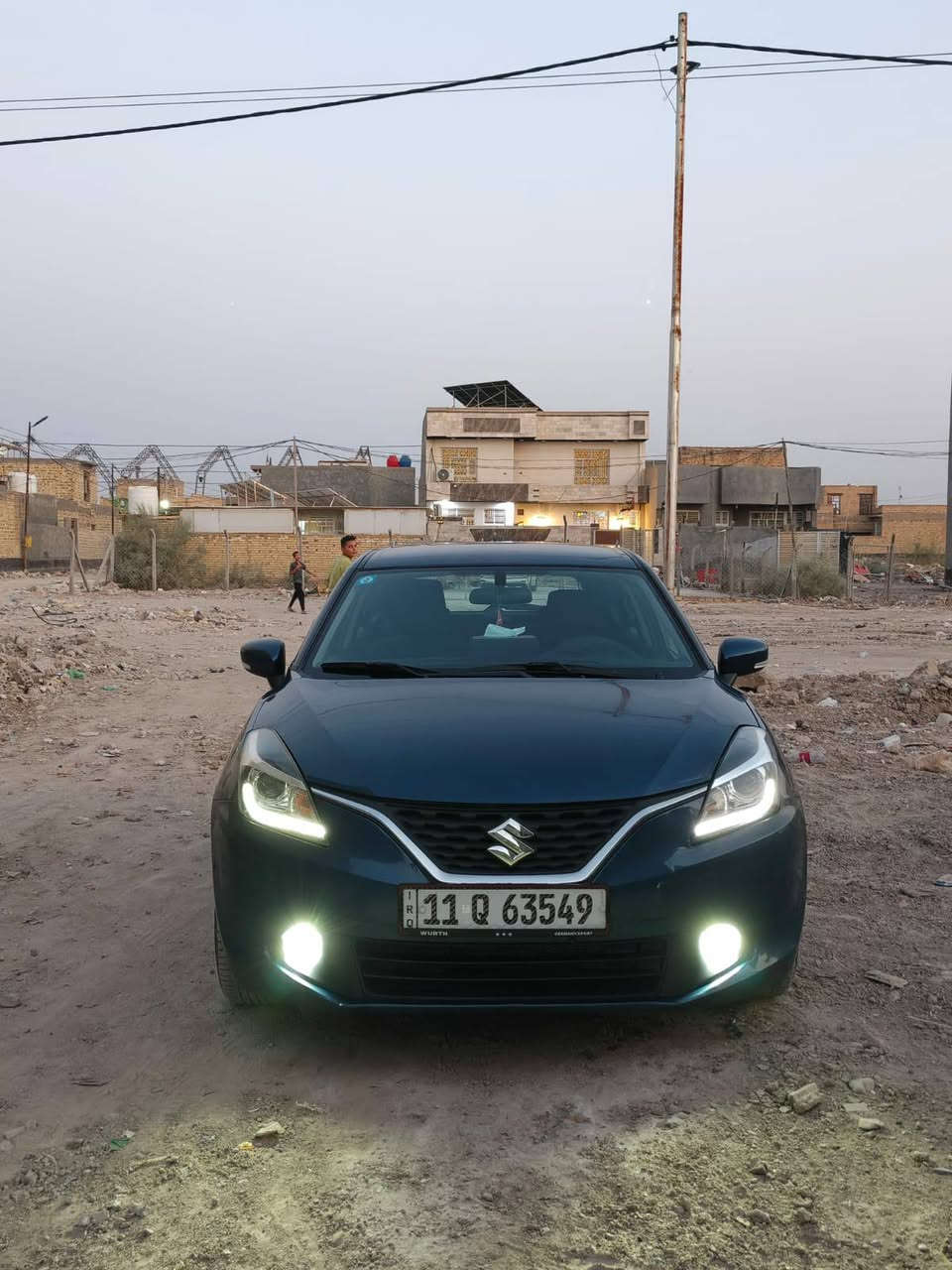 السلام عليكم ساسوكي بالينو موديل 2018 رقم بغداد انكليزي بأسمي  تدفئة تبريد تخم تاير مابيهة اي نقص سيارة جاهزةوحلوة رقم الهاتف ***********
