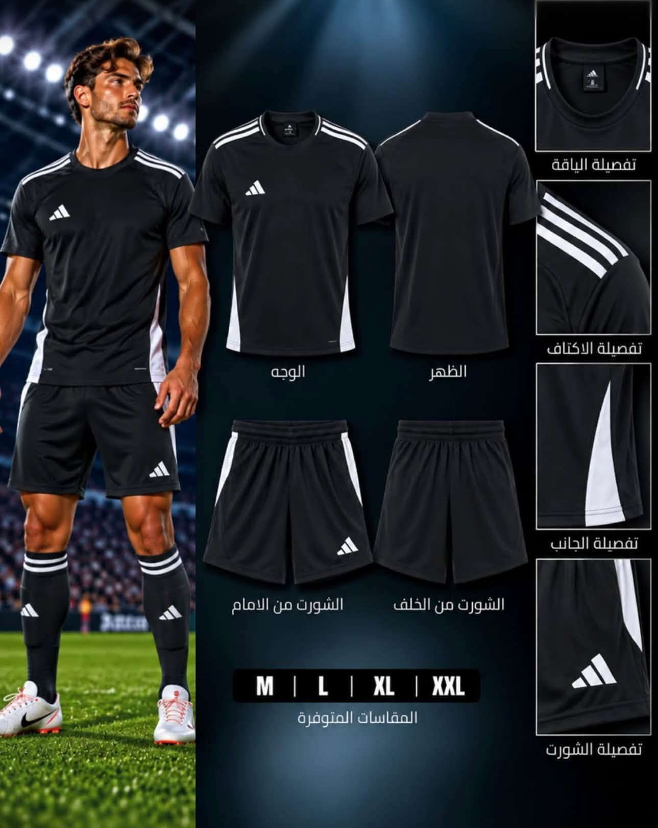 دريس اصلي خامه ممتازه
حجري مثقب 
سعر الدرزن 60 الف 
12 قطعه 

موجود كَل القيسات 
M L XL XXL 🚨
شرط الفحص يم المندوب 

توصيل لكل العراق 5 الاف
واتس اب
***********

الدريس بدون ارقام ::

نص مكتوب في الصور:
- الوجه الظهر الشورت من الامام الشورت من الخلف L | XL | XXL | 3X المقاسات المتوفرة تفصيلة الياقة تفصيلة الاكتاف تفصيلة الاكمام تفصيلة الشورت
- KELME الوجه الظهر الشورت من الامام الشورت من الخلف تفصيلة الياقة تفصيلة الاكتاف تفصيلة الاكمام KELME تفصيلة الشورت L | XL | XXL | 3X المقاسات المتوفرة
- الوجه
- الظهر
- الشورت من الامام
- الشورت من الخلف
- L | XL | XXL | 3X
- المقاسات المتوفرة
- تفصيلة الياقة
- تفصيلة الاكتاف
- تفصيلة الاكمام
- تفصيلة الشورت
- الوجه الظهر الشورت من الامام الشورت من الخلف تفصيل الياقة تفصيل الاكتاف تفصيل الكم تفصيل الشورت L | XL | XXL | 3X المقاسات المتوفرة
- الوجه الظهر الشورت من الامام الشورت من الخلف تفصيلة الياقة تفصيلة الاكتاف تفصيلة الاكمام تفصيلة الشورت L | XL | XXL | 3X المقاسات المتوفرة
- الوجه الظهر الشورت من الامام الشورت من الخلف M | L | XL | XXL المقاسات المتوفرة تفصيلة الياقة تفصيلة الاكتاف تفصيلة الجانب تفصيلة الشورت
- الوجه الظهر الشورت من الامام الشورت من الخلف تفصيلة الياقة تفصيلة الاكتاف تفصيلة الجانب تفصيلة الشورت M | L | XL | XXL المقاسات المتوفرة
- الوجه الظهر الشورت من الامام الشورت من الخلف تفصيلة الياقة تفصيلة الاكتاف تفصيلة الاجانب تفصيلة الشورت M | L | XL | XXL المقاسات المتوفرة