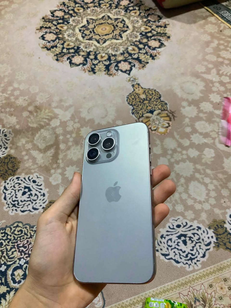 السلام عليكم ايفون ١٥ برو ماكس عربي شرق اوسط AAA ذاكره ٢٥٦ الايفون كلش نظيف بس مبدل بطاريه تفصيخ تقره بالاعدادات مستعمل عدد دورات ٢٢ مبدل شاشه اصليه احسن نوعيه جهاز كله شغال وعلفحص بيع او مراوس السعر 790 مكاني بصره قبله للتواصل ***********
