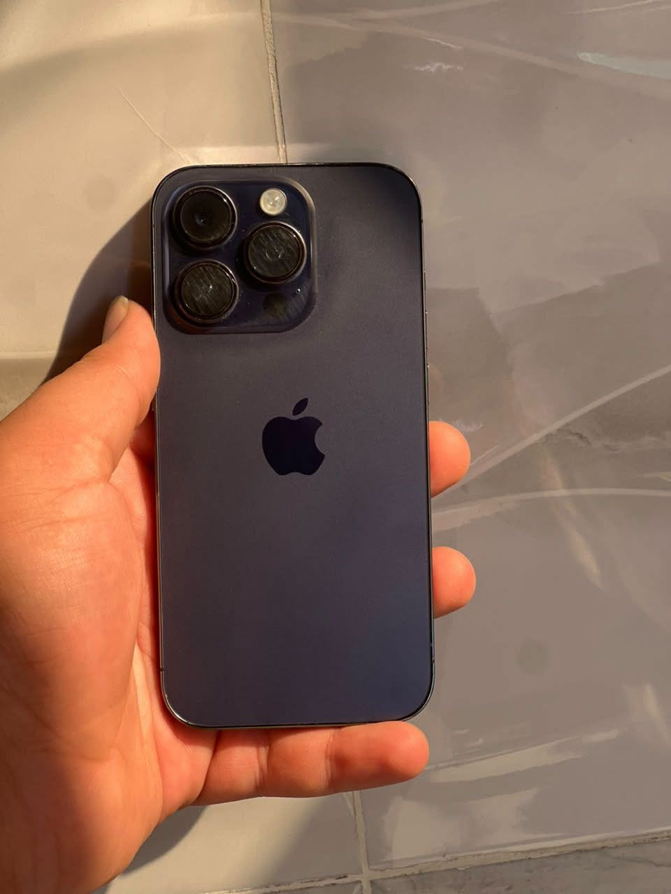 سلام عليكم 
iphone 14 Pro فقط
ذاكرة 128
بطارية 100
مبدل شاشة GX 
فيس ايدي واكف
دبل سيم
جهاز نضيف كدام العين
كلو شغال
سعر 500 وبي مجال
استفسار اكثر اتصل
*********** واتساب
مكاني موصل ايسر
