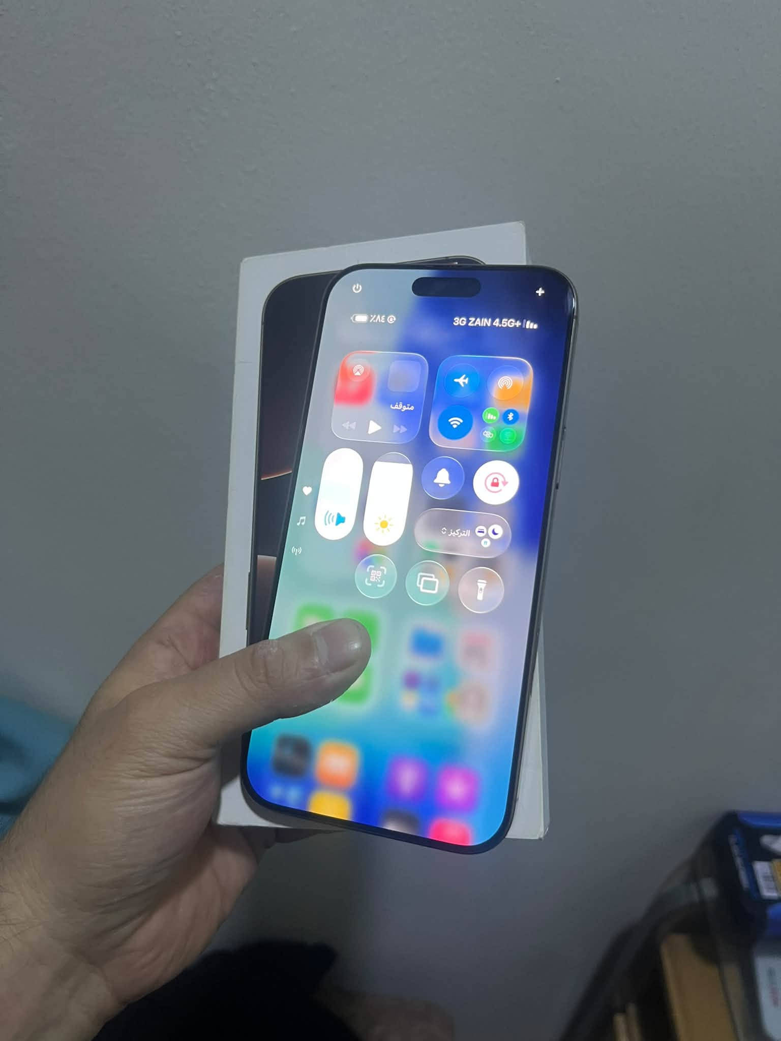 آيفون 16 برو ماكس • ٢٥٦ • بطارية ٨٩٪