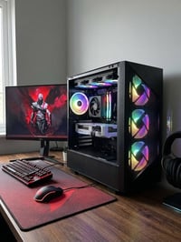 المعالج (CPU): AMD Ryzen 5 5500 كرت الشاشة (GPU): ASUS GeForce RTX 406...