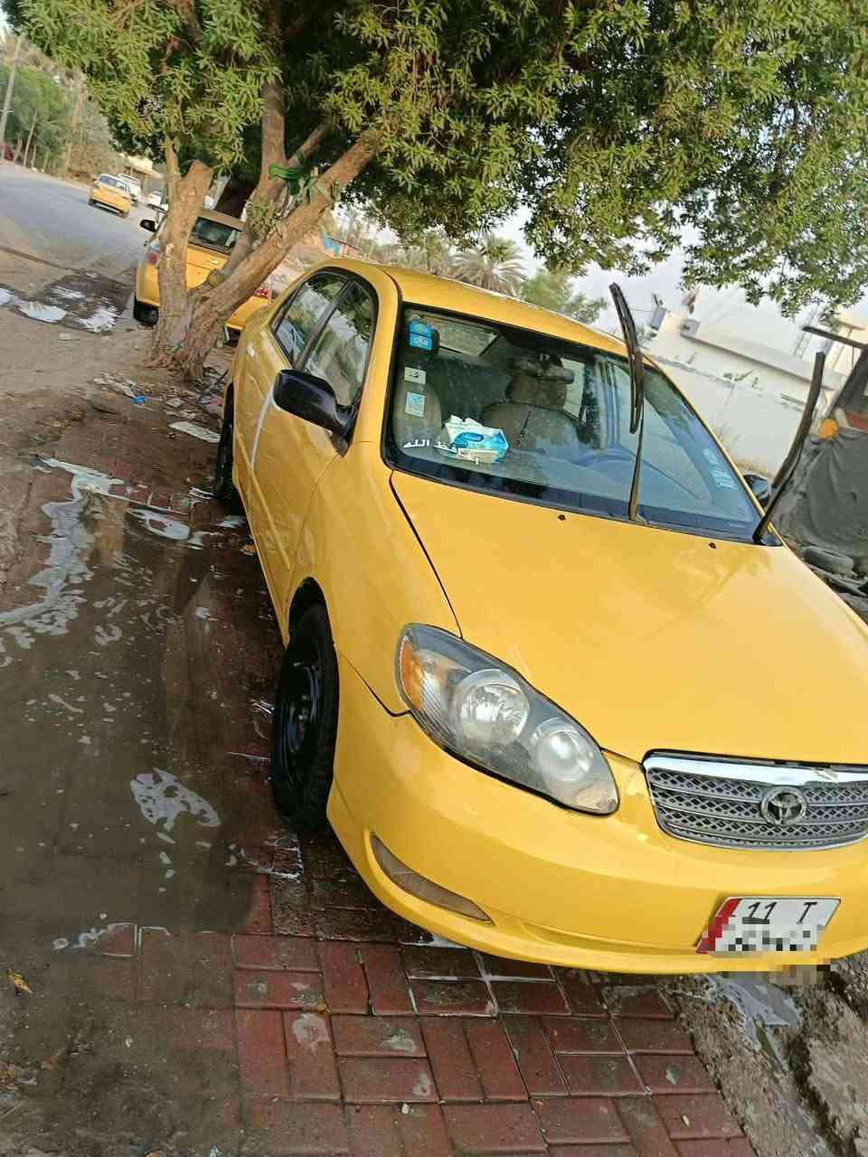 السلام عليكم سياره كورلا موديل 2006
السياره جاهزه 
كير
مكينه
حداديه
تبريد ثلج❄
تخم تاير
السياره جاهزه مجهزه
مصفره هيئة
رقم نكليزي هزه جديده
السياره حلوه وجديده 
مكان نجف السعر ٦٠ 
‏‪***********‬‏
