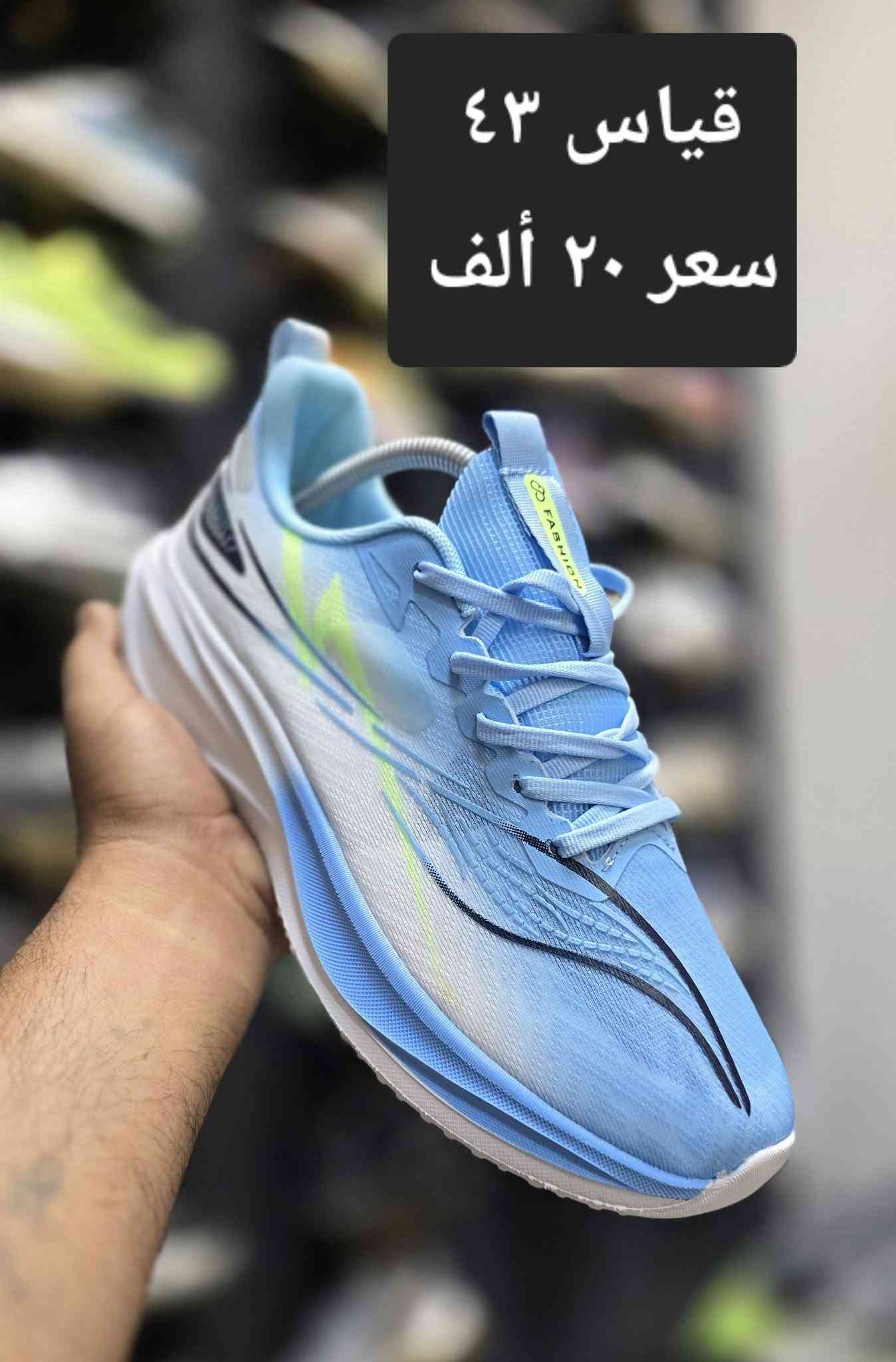 باله اوربي نظافه فول 
العنوان ناصريه نهاية شارع الحبوبي قرب ابو حمزيه ركن منفذ المدار داخل الفرع محل علاء الحجامي يوجد خدمه توصيل جميع المحافظات #احذية

نص مكتوب في الصور:
- قياس ٤٣
- سعر ٢٠ الف
- قياس ٤٤ طول القدم ٢٨ سعر ٢٠ ألف خفيف جدا
- قياس ٤٤
- سعر ٢٠ ألف
- قياس ٤٣ سعر ٢٠ ألف
- قياس ٤٣ طول القدم ٢٦ ونص
- سعر ١٥ ألف
- قياس ٤٤ طول القدم ٢٨
- سعر ٢٠ ألف خفيف جداً
- سكجرز قياس ٤٣ طول القدم ٢٦ ونص سعر ٢٠ ألف نظافه ١٠٠٪
- ايزي أديداس صناعة ألماني قياس ٤٤ طول القدم ٢٧ ونص سعر ٣٥ ألف نظافه ١٠٠%